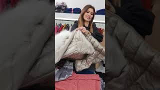 Abito Felpa e Piumino con bordo in pelliccia