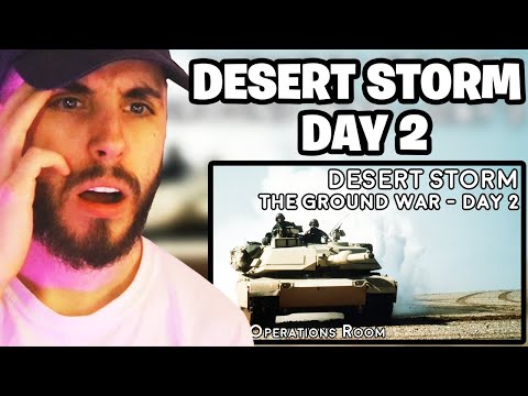 Brit Reacts to Desert Storm - The Ground War, Day 2 - Iraqi Counterattack - Animated