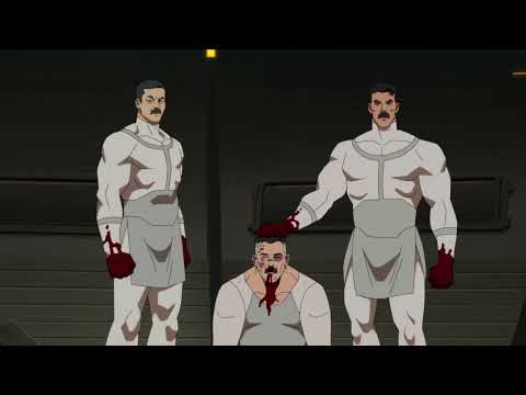 Invincible Season 3: Allen Nolan Battle Beast vs Executioner Full Scene