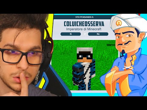 PROVO A CERCARMI SU AKINATOR - MINECRAFT