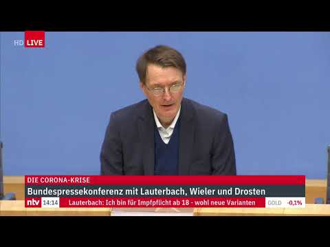 Corona LIVE: Wieler, Lauterbach und Drosten zur aktuellen Lage