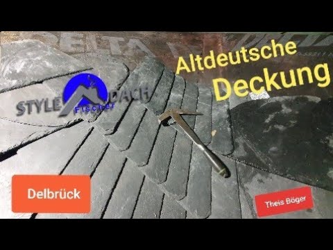 Altdeutsche Deckung mit Wangenkehle in Delbrück - Teil 2 - Theis Böger Schiefer - Schieferdecker