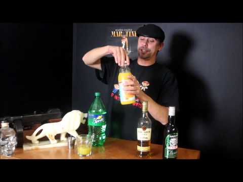 Bacardi Rum Volcano Cocktail