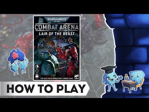 Combat Arena: Lair of the Beast - How to Play Board Game with Stella and Tarrant