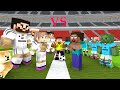 Herobrine School Soccer Match With MrBeast Minecraft Animation