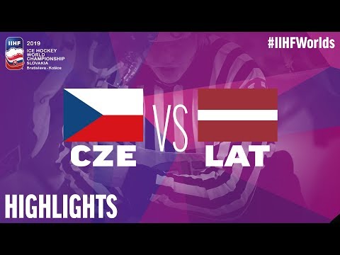 Czech Republic vs. Latvia - Game Highlights - #IIHFWorlds 2019