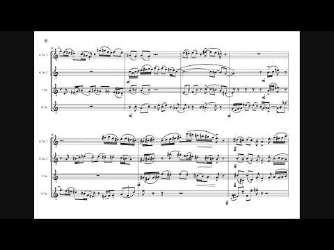 Friberg, Tomas - Burlesque for saxophone quartet and striptease dancer (Rev. Ed. 2024)