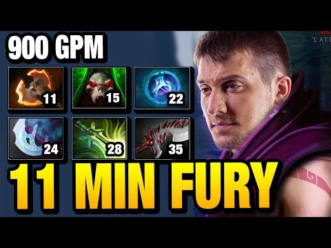 His FARMING SPEED is INSANE 11 Min Fury - Arteezy [Anti-mage] Dota 2