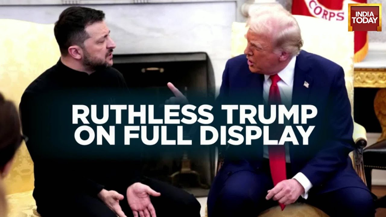 Ukraine War: Zelenskyy Faces Tough Talk From Trump And Vance In Unprecedented White House Meeting