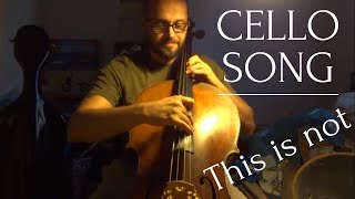Video This Is Not a Cello Song by Jan Skalak