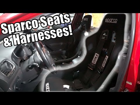 Installing Racing Seats in my MK6 GTD Race Car!