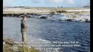 preview picture of video 'Geordie easy fly casting on Thurso river'