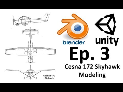 Blender | Cesna 172 | Fine Tuning And Details | Ep.3