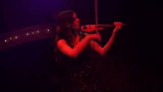 Rebecca Cherry performs electric violin at The Box NYC
