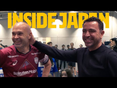 INSIDE JAPAN I VISSEL KOBE - BARÇA (INIESTA'S TRIBUTE GAME) 🇯🇵 🔵🔴