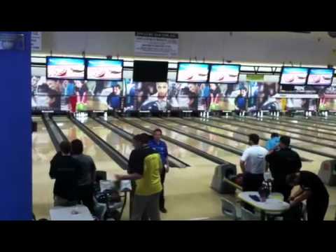 Amletto Moncelli shredding the Rack at the 2012 Us Open