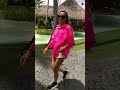 Stylová Pláštěnka SOULMATES Neon Pink Neon Růžová Rain Coat