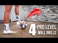 Professional Level Wall Passing and First Touch Drills | VERY DIFFICULT
