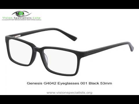 Genesis G4042 Eyeglasses 001 Black 53mm