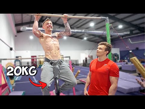 Worlds Hardest 'Weighted Bodyweight Challenge' Olympic Gymnast Vs Calisthenics Pro? ft Stan Browney
