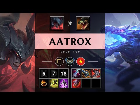 Aatrox Top vs Renekton - VN Challenger Patch 25.16
