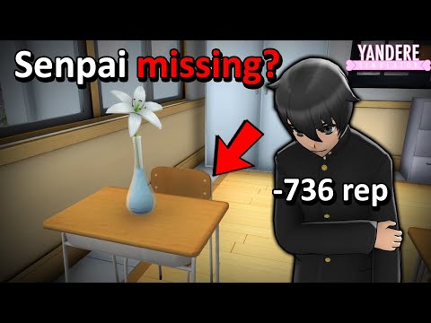 WHAT HAPPENS IF WE LOWER SENPAIS REPUTATION? - Yandere Simulator Myths