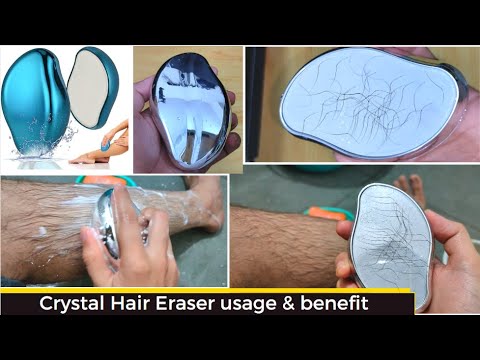 Testing Viral Crystal Hair Eraser | Painless Hair Removal | Does it works? detail review.