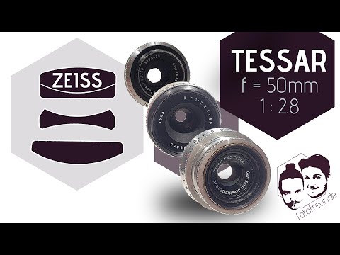 Tessar Objektiv - Legende mit swirly Bokeh