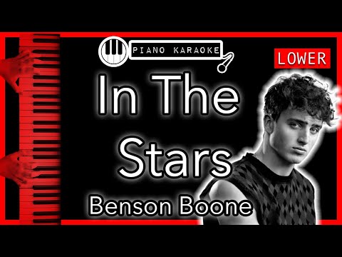 In The Stars (LOWER -3) - Benson Boone - Piano Karaoke Instrumental