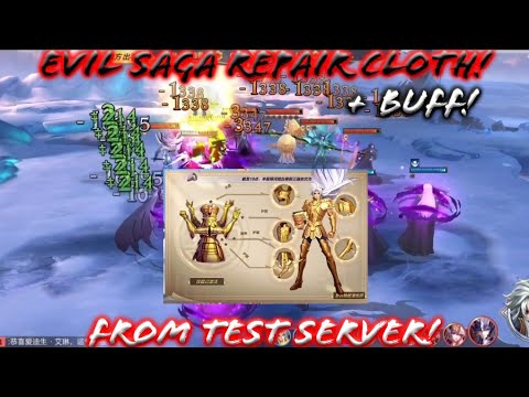 Saint Seiya: Awakening - Finally Evil Saga get Buff and Repair Cloth at Test Server!