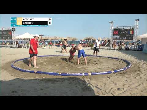 1/2 Men's BW - 70 kg: Y. COSKUN (TUR) v. S. COMAN (ROU)
