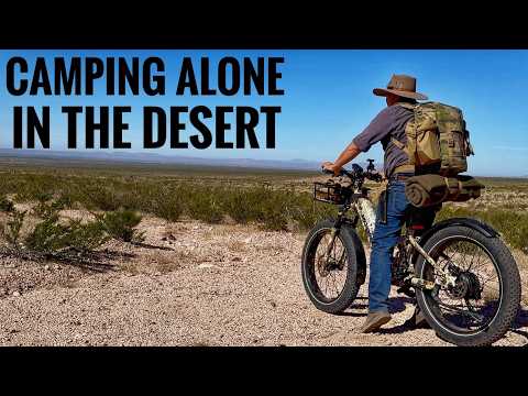 Camping Alone In The Desert