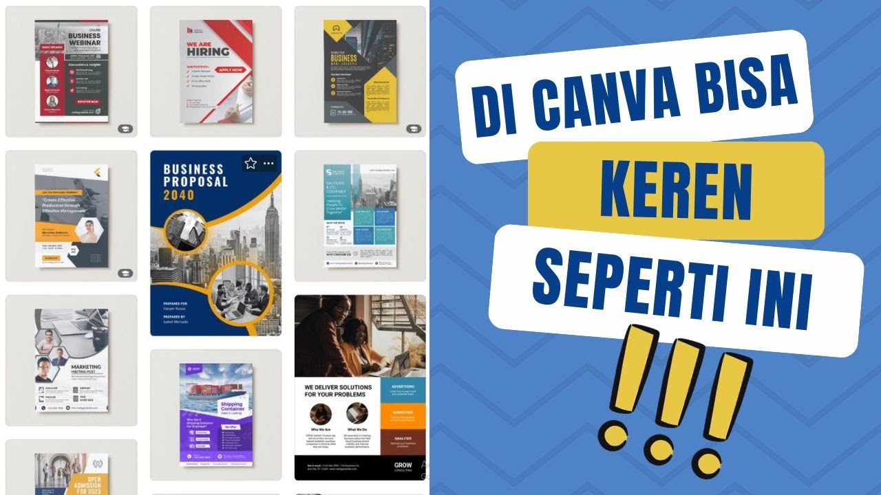 Cara Desain Flayer Webinar di Canva