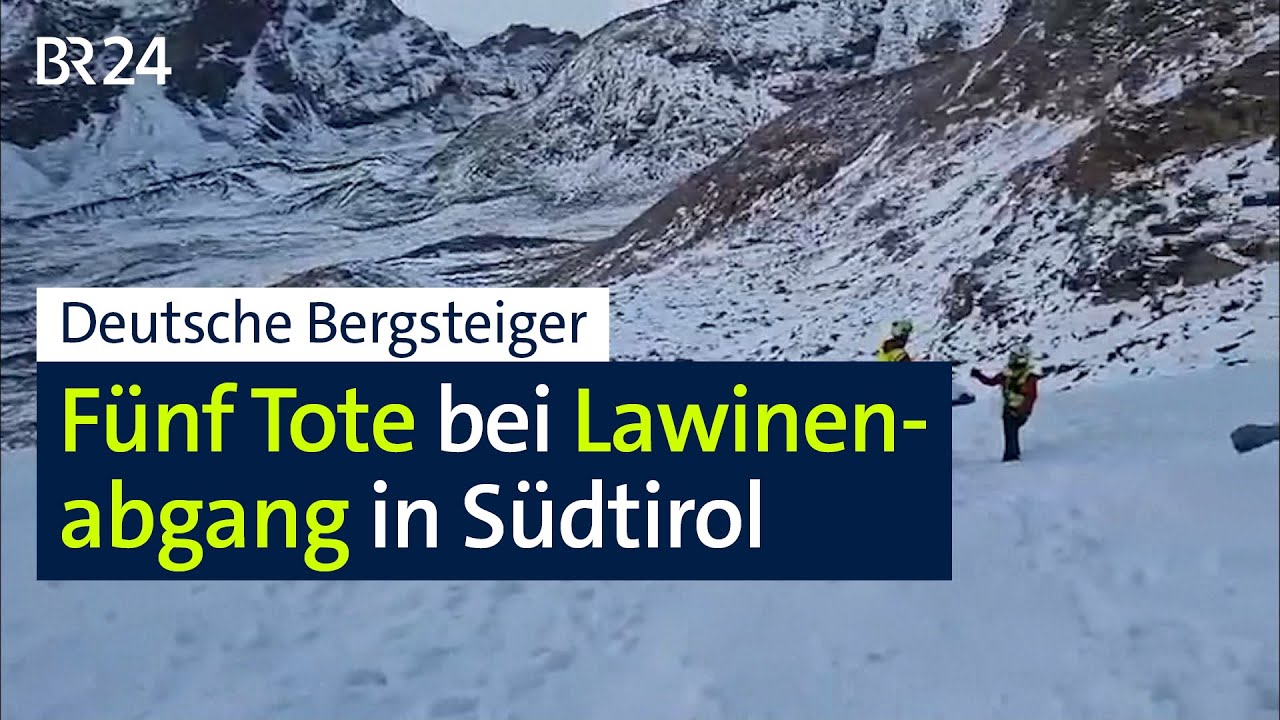 Südtirol: Fünf Tote bei Lawinenabgang | BR24
