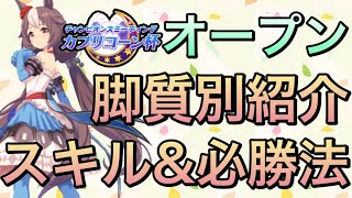 【ウマ娘】カプリコーン杯オープンにて使えるスキルを脚質別に紹介&勝ちパターンについて話します‼︎