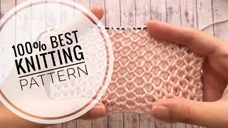 🤩 This is brilliant, I have never seen anything like this!!! Super double sided knitting pattern