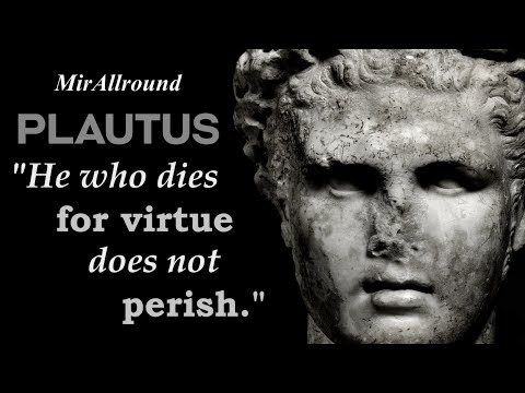 Plautus Quotes Ancient Roman Playwright | Rome's Greatest Comic Playwright