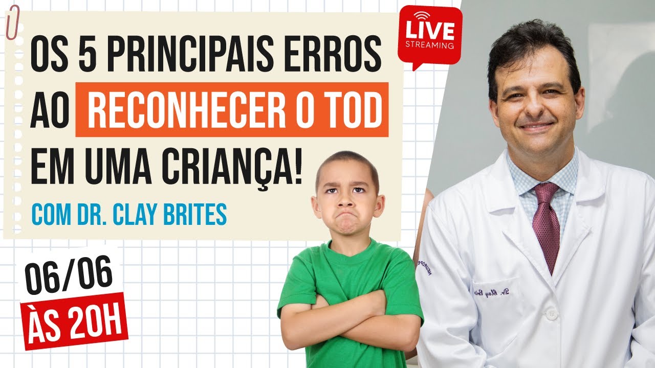 Os 5 principais erros ao reconhecer o TOD em uma criança!