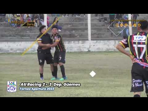 Atl. Racing 2- 3 Dep. Güemes (Apertura 2023 LAF - 2da fecha)
