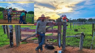 FIZEMOS A PORTEIRA DO NOSSO QUINTAL 🤠🤠