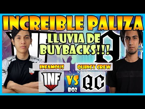 INFAMOUS VS QUINCY CREW BO2[GAME 1] REALMS COLLIDE: THE BURNING DARKNESS - DOTA 2 PRO