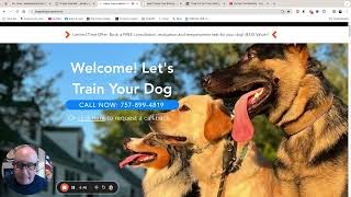 Website Critique for Happy Dog Academy aka Gabriel De Jesus.