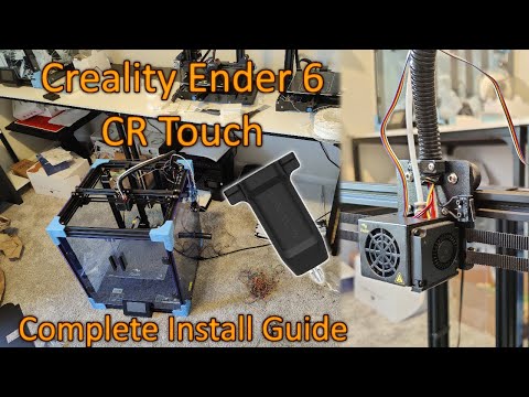 Creality Ender 6 FULL CR Touch Installation Guide - With Wiring Diagram!