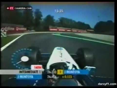 F1 Monza 2001 - Juan Pablo Montoya Pole Lap Onboard