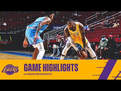 HIGHLIGHTS | LeBron James (26 pts, 8 reb, 5 ast) vs Houston Rockets
