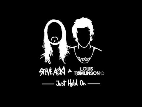 Steve Aoki & Louis Tomlinson - Just Hold On (Cover Art)