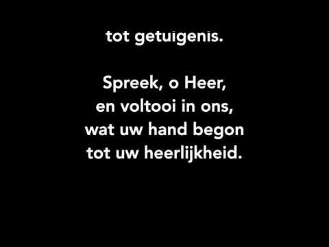 CCS 66 - Spreek, O Heer (Dutch) - Muziek en Tekst (Zonder stemmen)