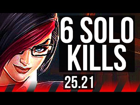 FIORA vs TEEMO (TOP) | 6 solo kills | BR Challenger | 25.21