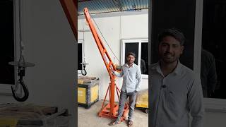 Monkey Crane | Compact & Efficient Lifting Solution #buildrich #scaffolding #machine #monkeycrane