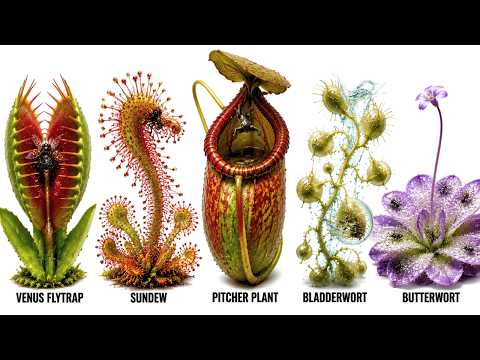 All Carnivorous Plants and Their DEADLY Traps That Digest Prey Alive
